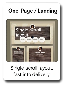 One Page - Landing Page